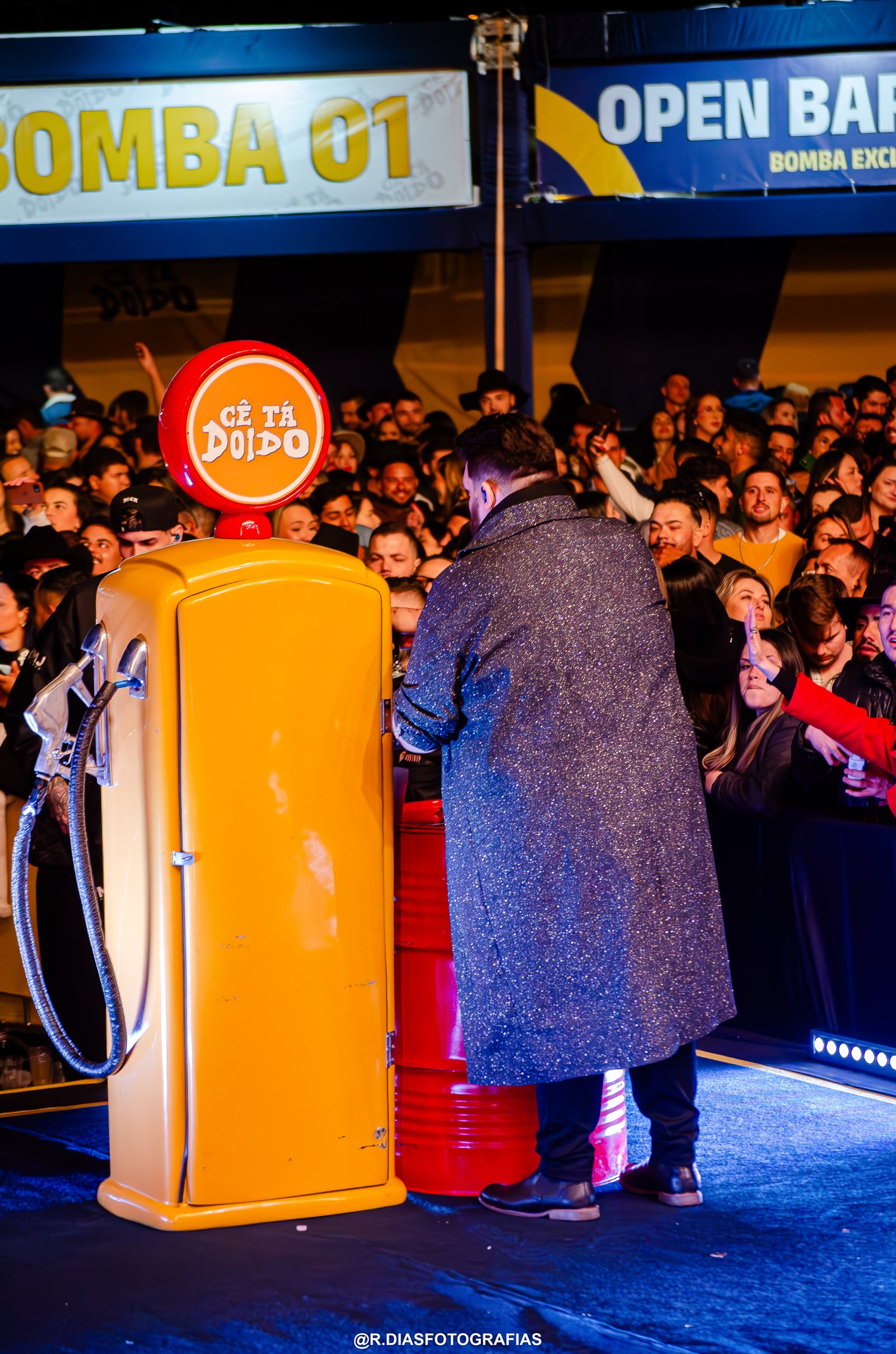 Panda na bomba de cerveja